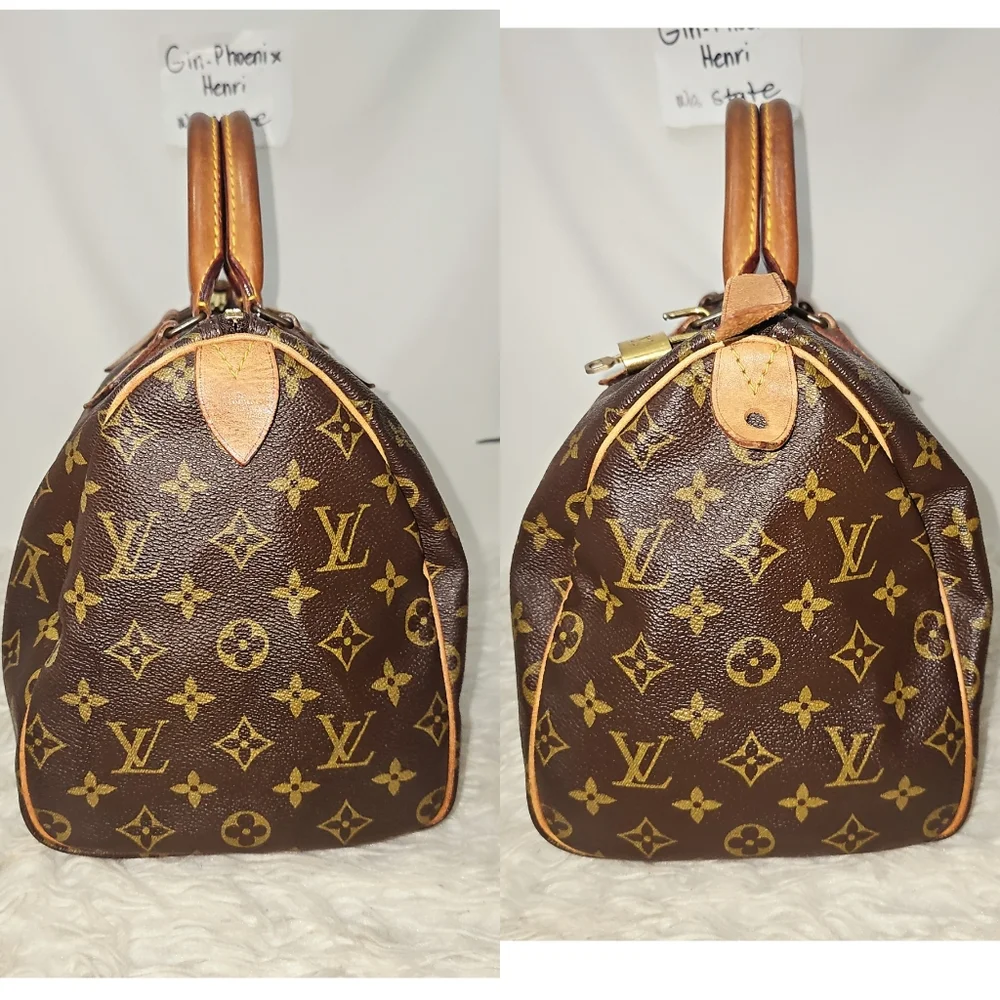 Louis Vuitton Speedy 30 Monogram Brown Handbag - Picture 13 of 16